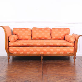 French Walnut Directoire Style Daybed FM-2227