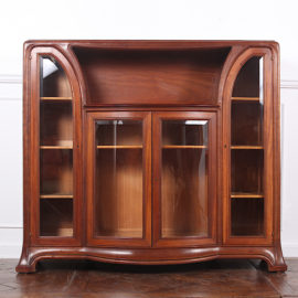 French Mahogany Art Nouvea Cabinet FM-2447