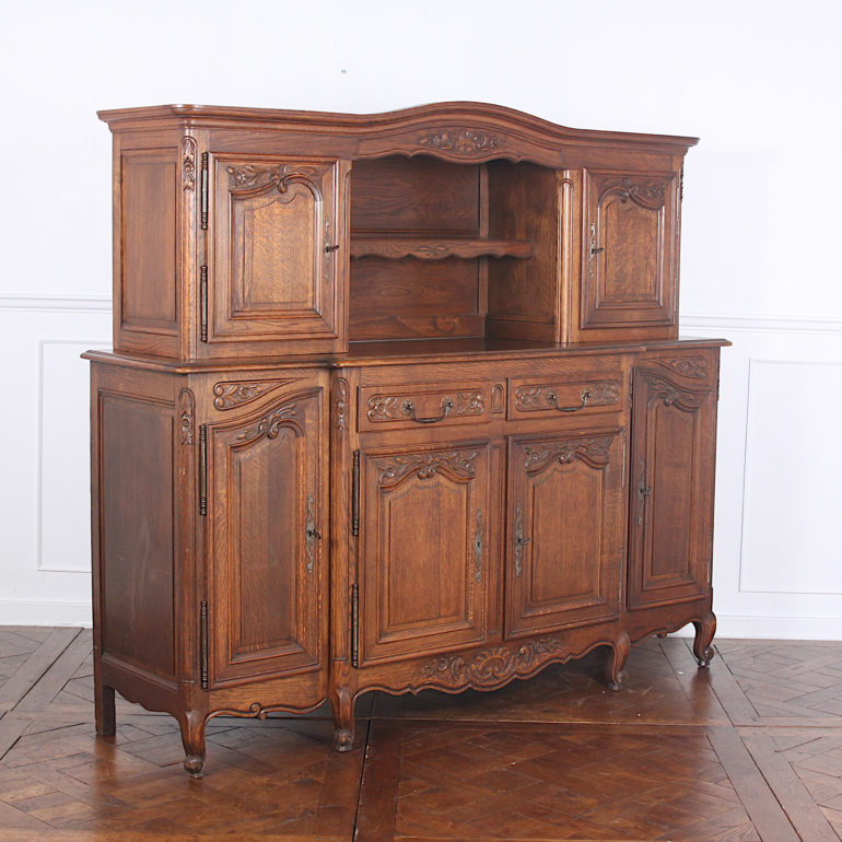 Vintage Carved Oak Buffet or Hutch FM-2312 | Antique Warehouse